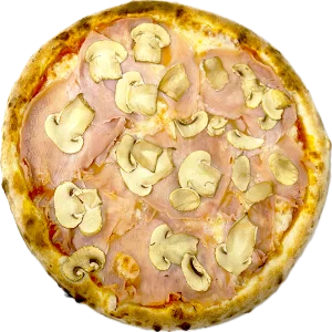 pizza prosciutto e funghi - Pizzeria Diddy - Livrare la domiciliu în Feleacu